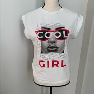 On Twelfth Cool Girl Sparkly Graphic Tee